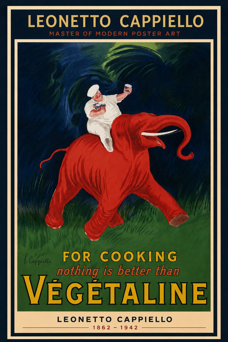 Leonetto Cappiello Végétaline No3 - Poster