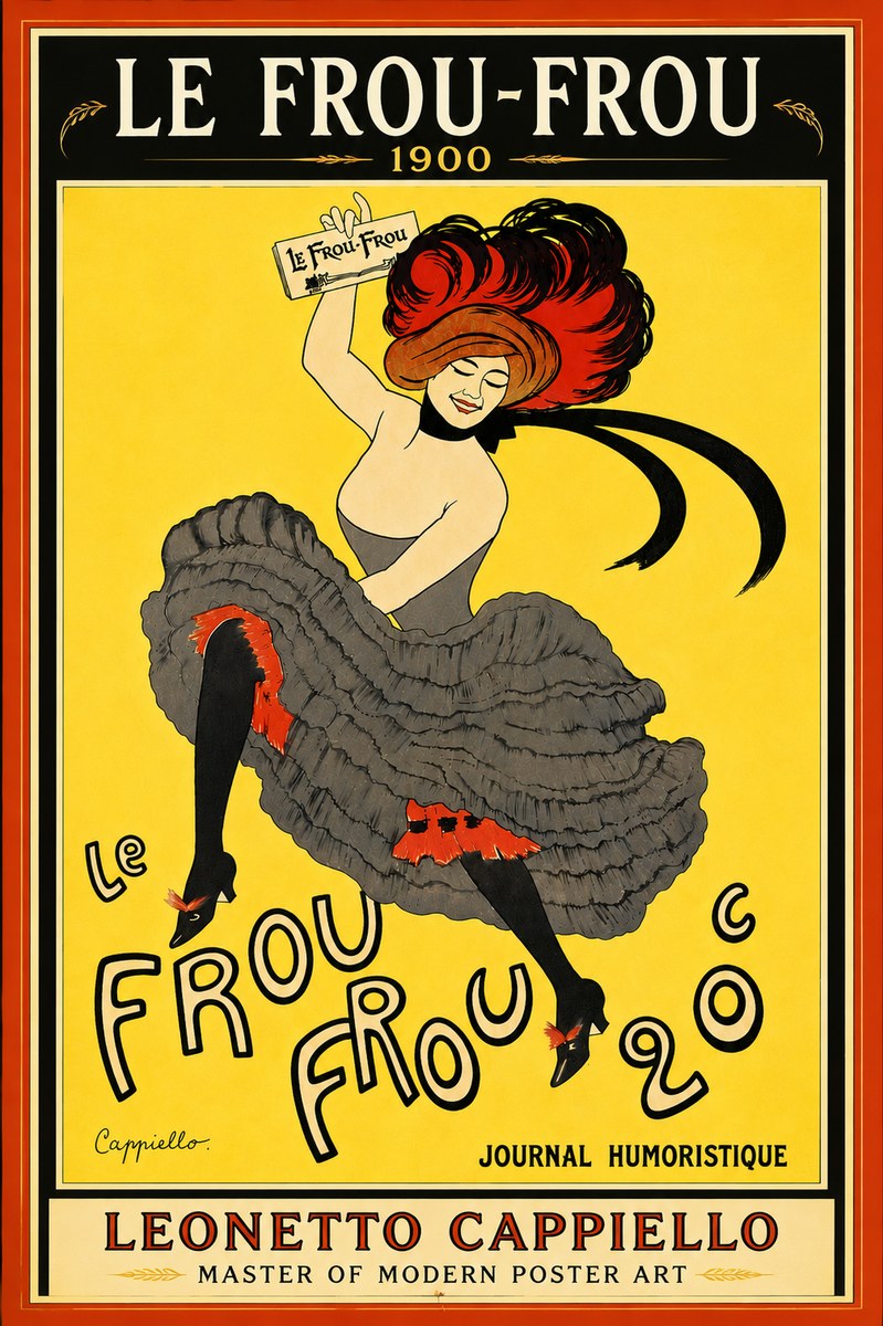 Leonetto Cappiello Le Frou-frou No6 - Poster