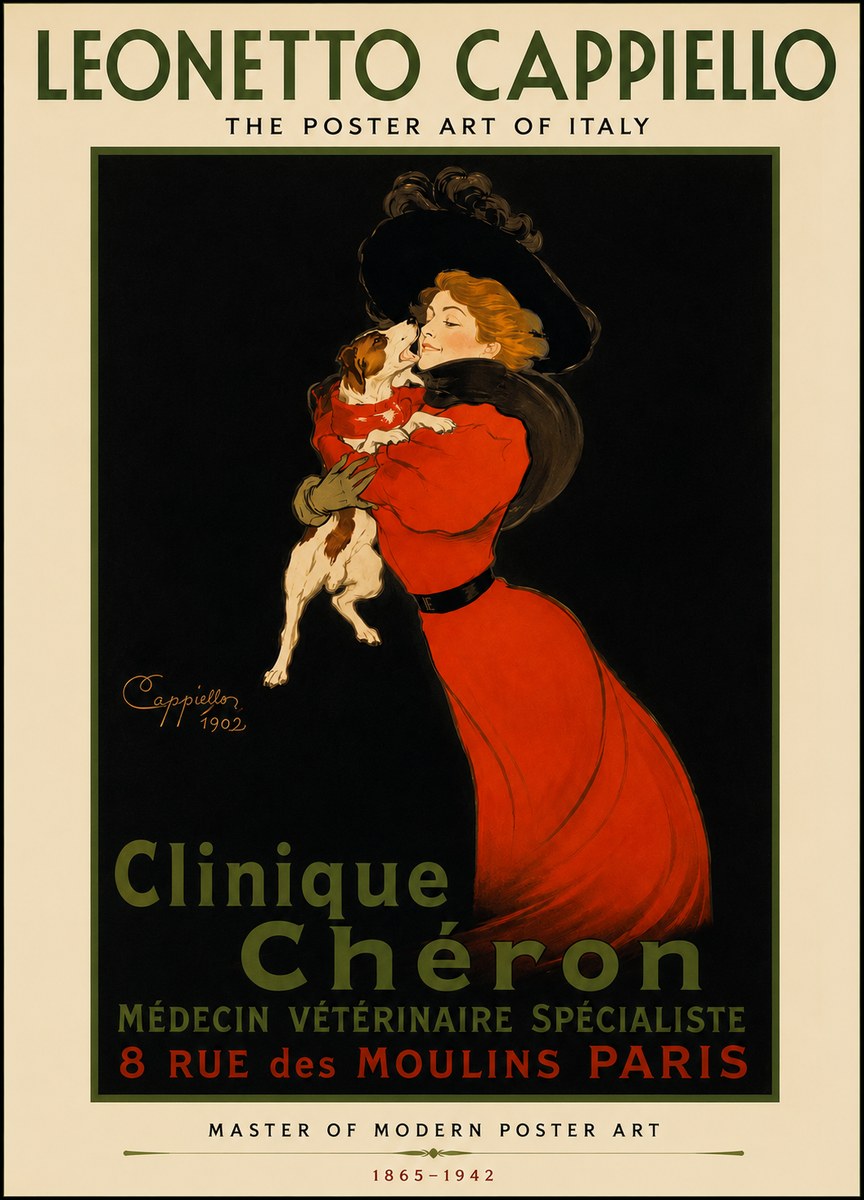 Leonetto Cappiello Clinique Chéron No3 - Poster