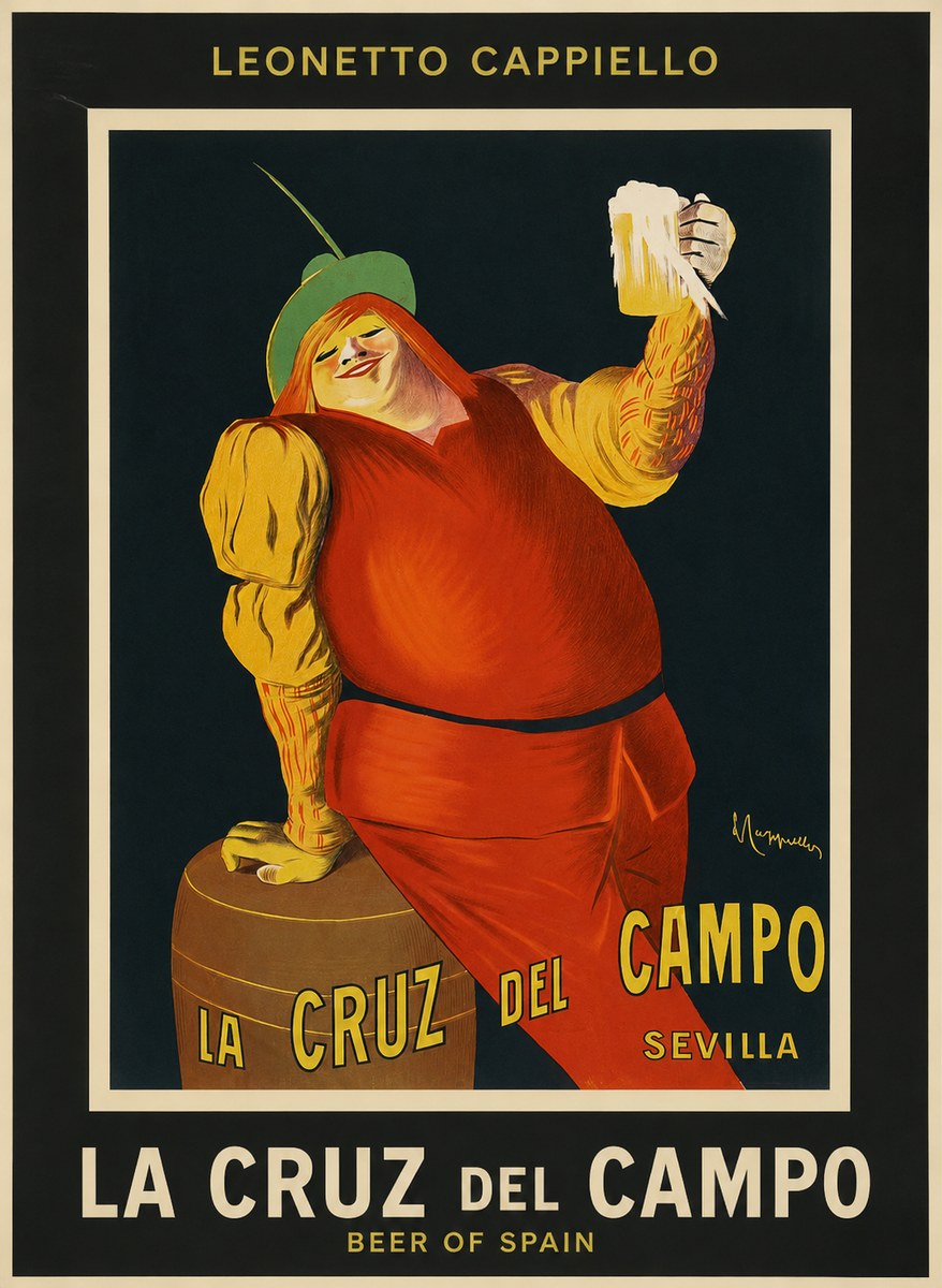 Leonetto Cappiello La Cruz Del Campo No1 - Poster