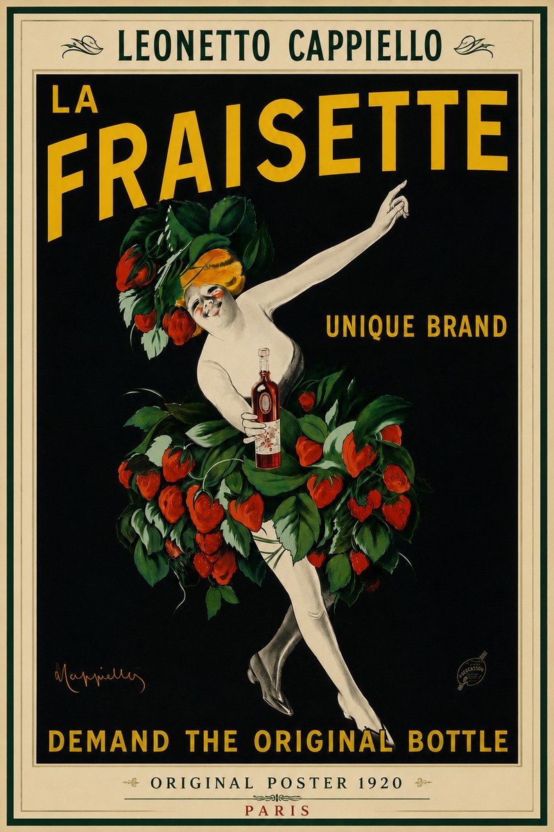 Leonetto Cappiello La Fraisette No4 - Poster
