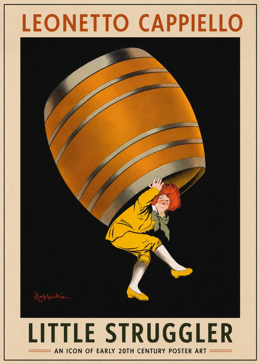 Leonetto Cappiello Little Struggler No4 - Poster