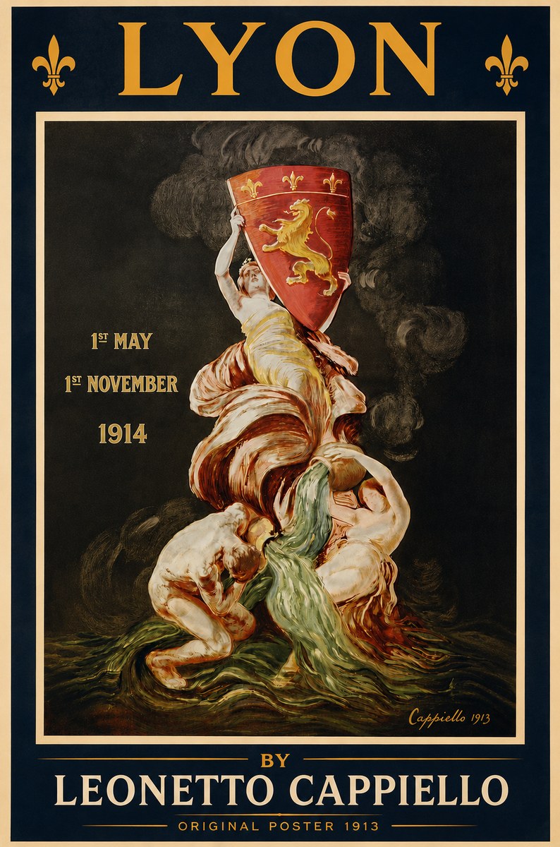 Leonetto Cappiello Lyon No3 - Poster