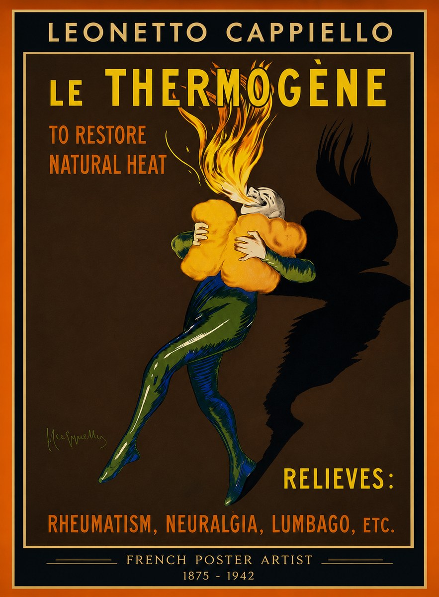 Leonetto Cappiello Le Thermogène No4 - Poster