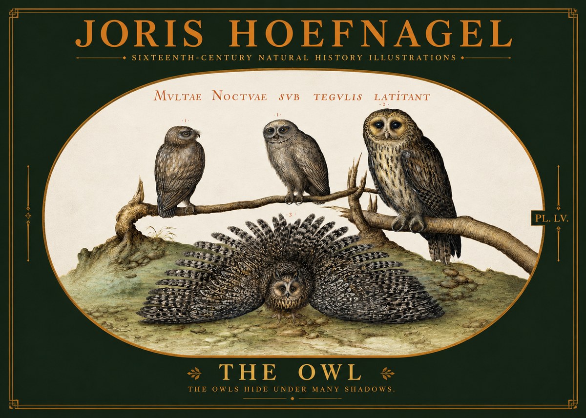 Joris Hoefnagel Noctva Volat No6 - Poster