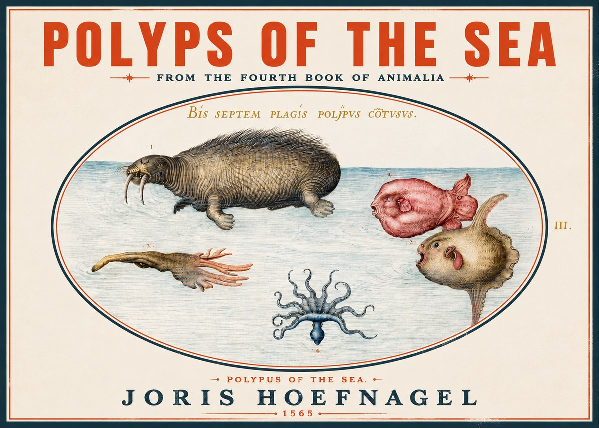 Joris Hoefnagel Polyps of the Sea No4 - Poster