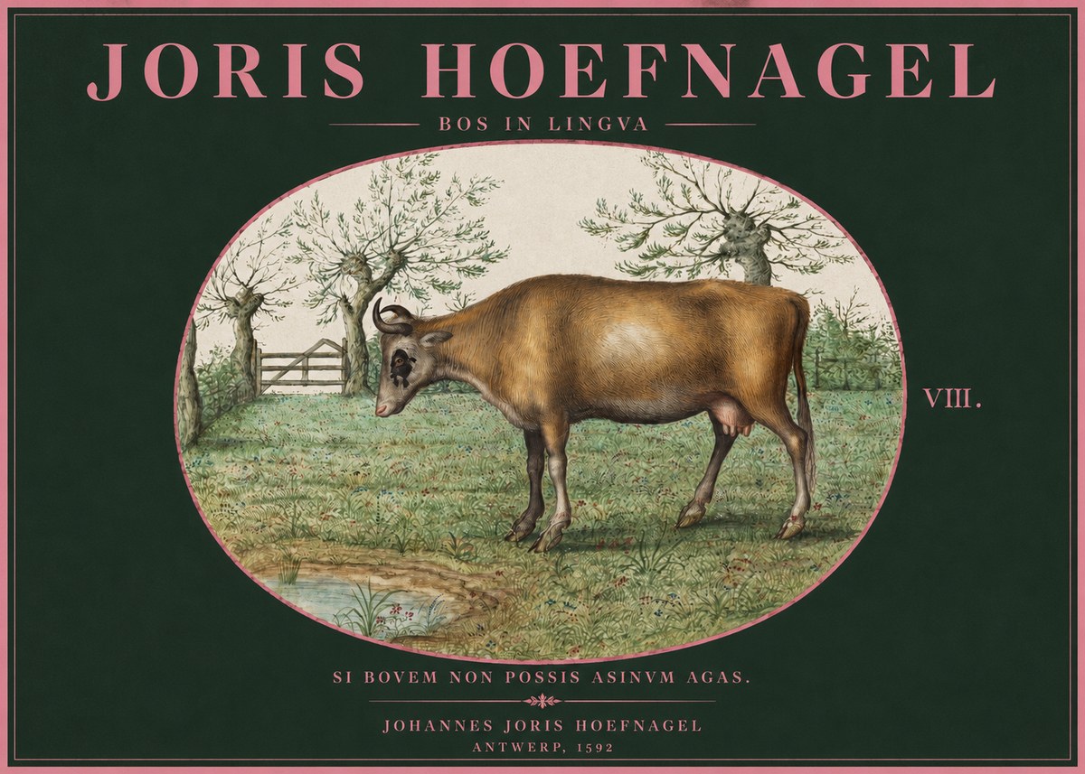 Joris Hoefnagel Bos in Lingva No2 - Poster