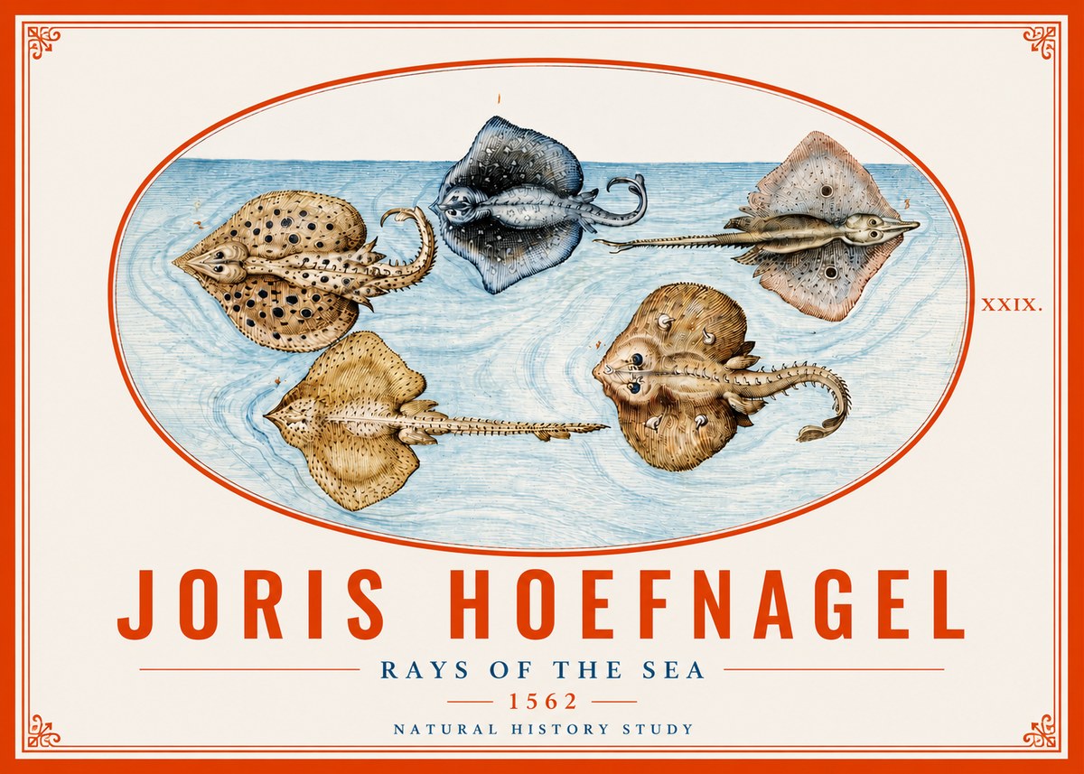 Joris Hoefnagel Rays of the Sea No4 - Poster