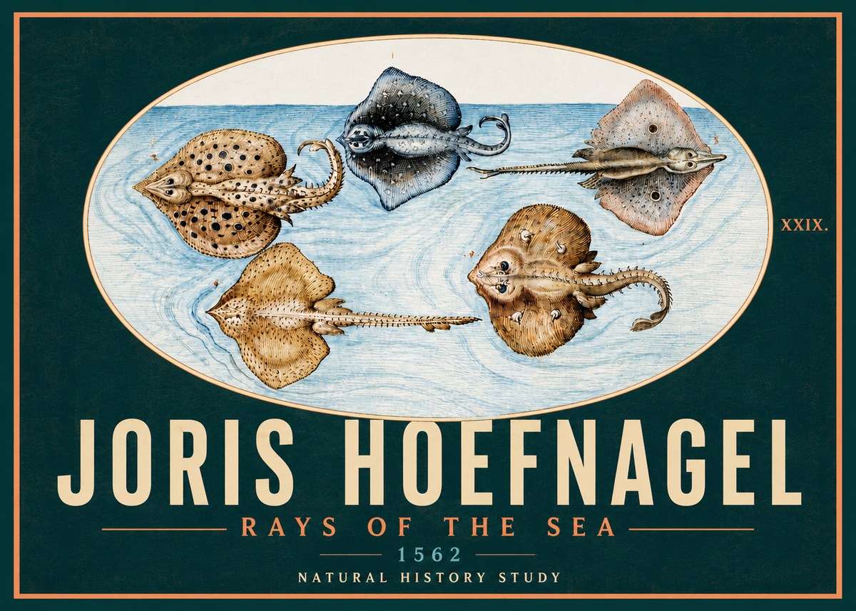 Joris Hoefnagel Rays of the Sea No5 - Poster