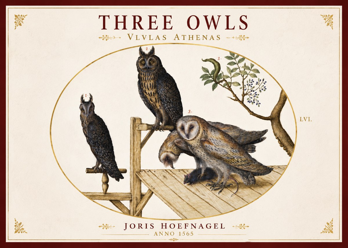 Joris Hoefnagel Vlvlas Athenas No4 - Poster