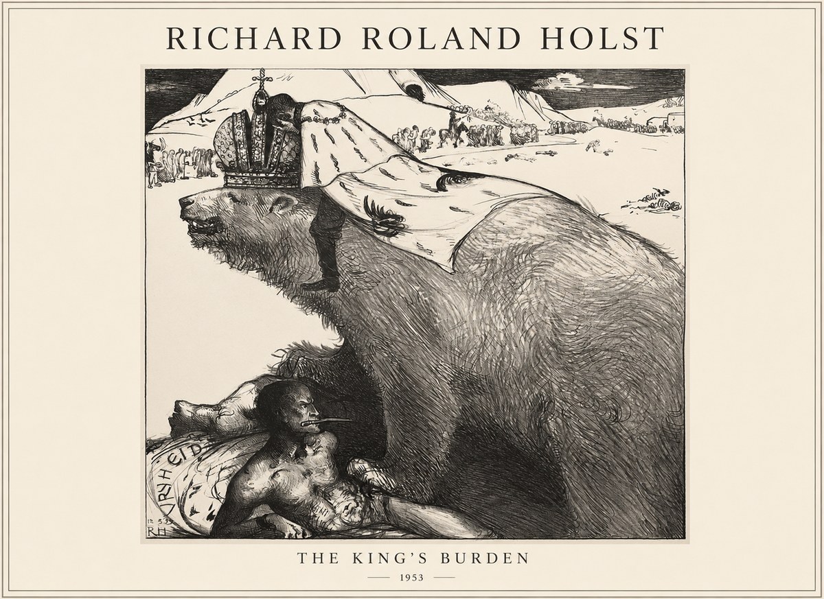 Richard Roland Holst The King's Burden No1 - Poster