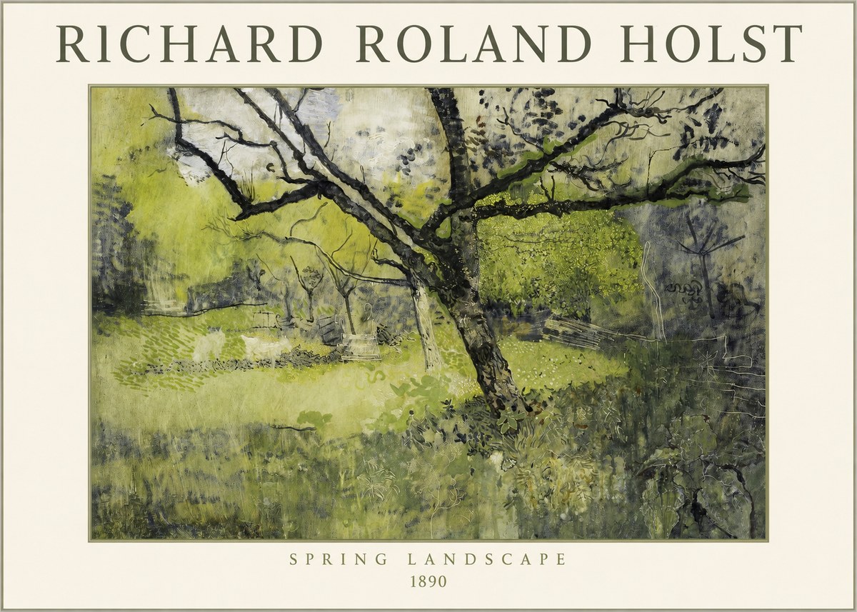 Richard Roland Holst Spring Landscape No1 - Poster