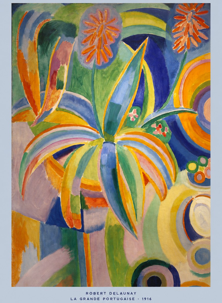 Robert Delaunay La Grande Portugaise I No5 - Poster