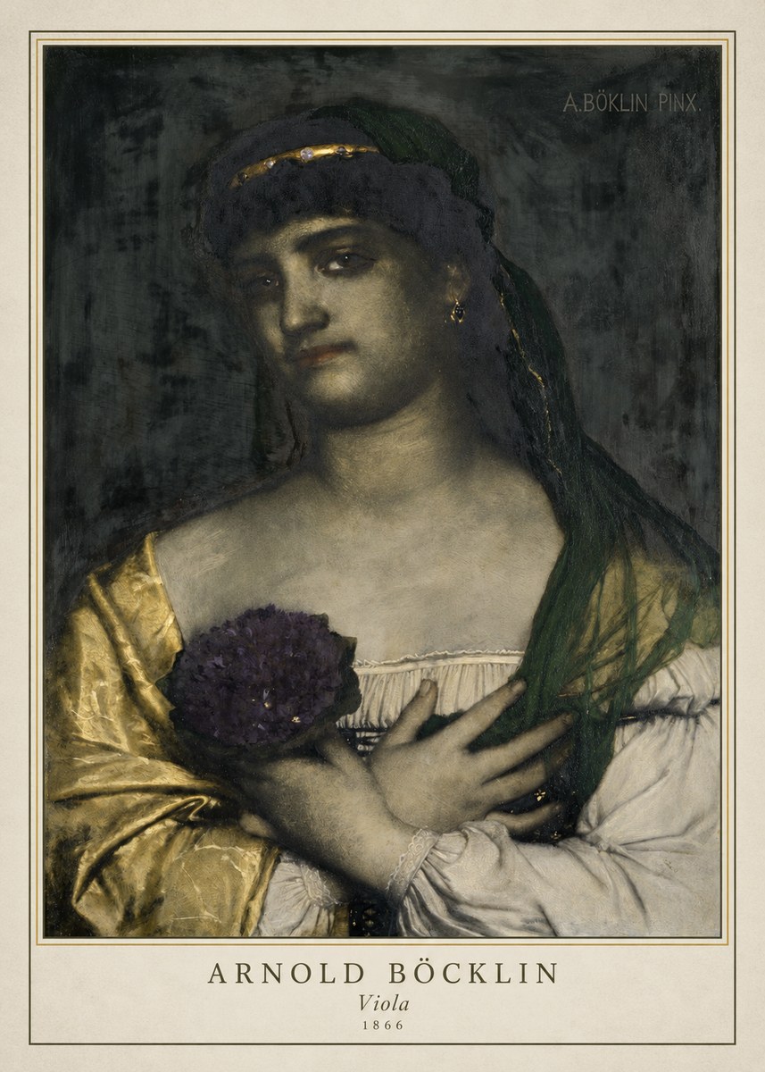 Arnold Böcklin Viola No4 - Poster