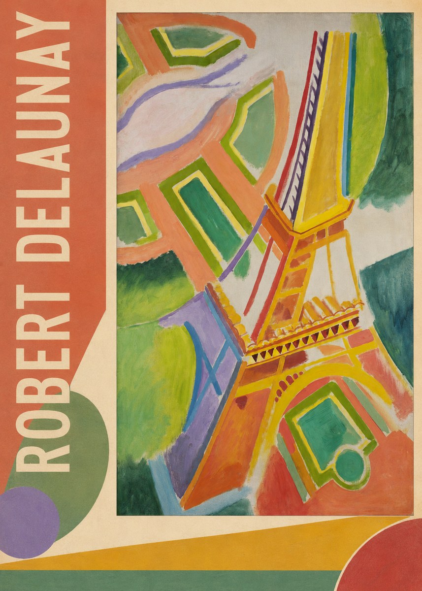 Robert Delaunay Tour Eiffel No2 - Poster