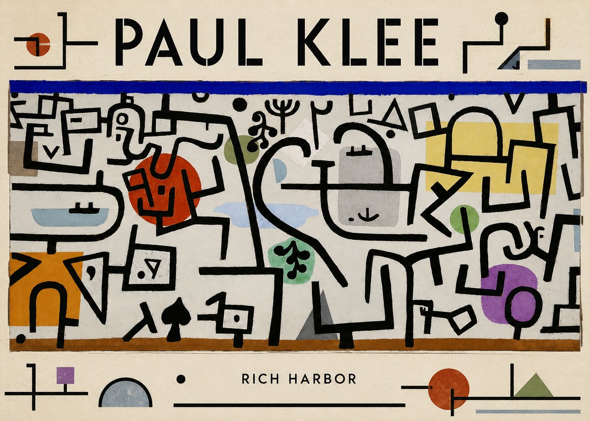 Paul Klee Rich Harbor No1 - Poster