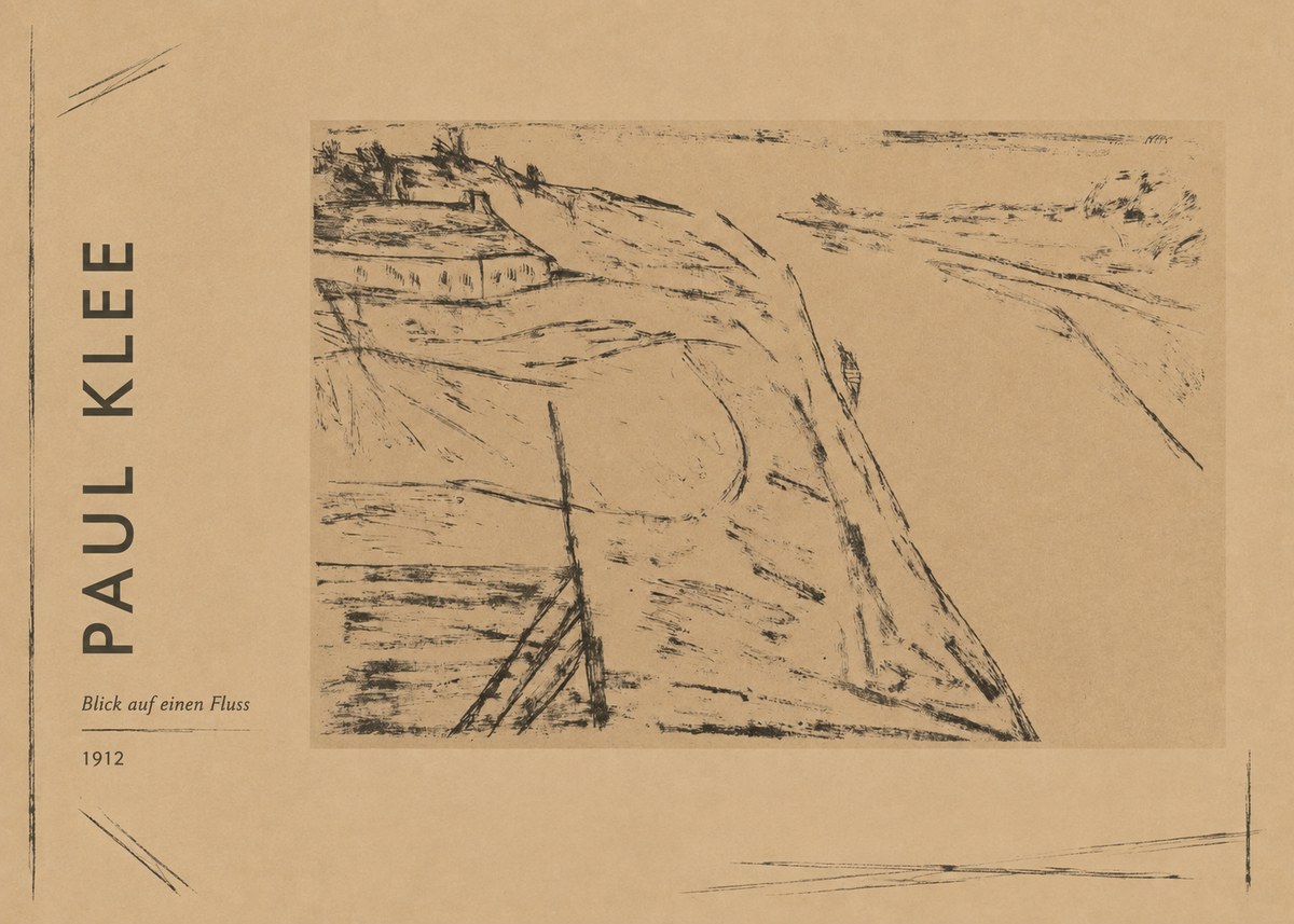 Paul Klee Blick Auf Einen Fluss No2 - Poster