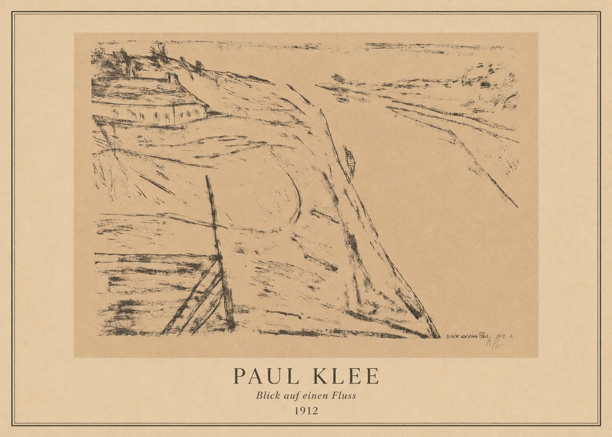 Paul Klee Blick Auf Einen Fluss No4 - Poster