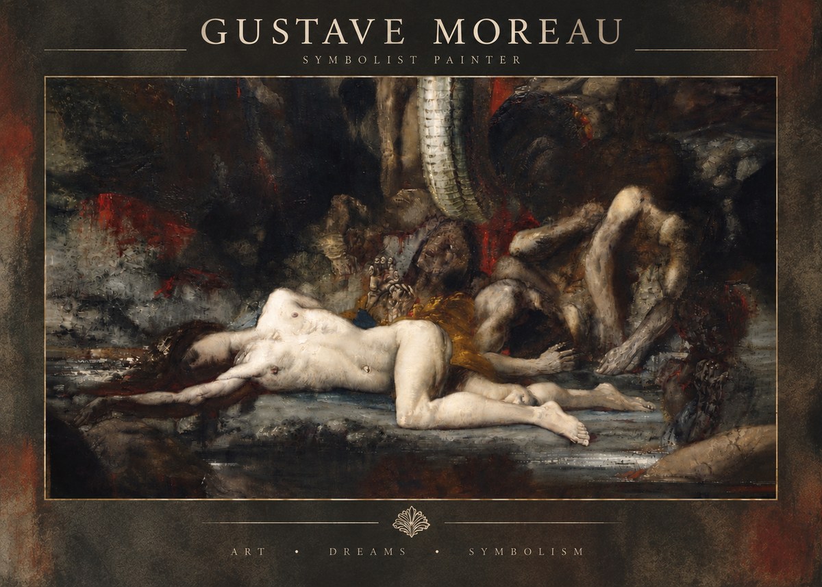 Gustave Moreau Despair No5 - Poster
