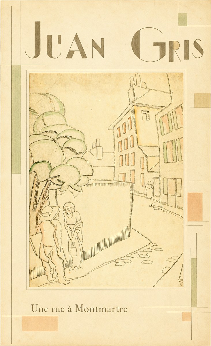 Juan Gris Une Rue À Montmartre No3 - Poster