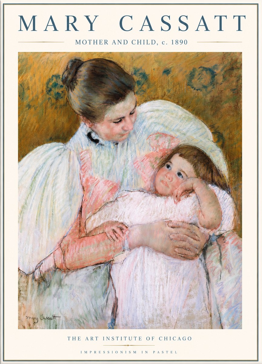 Mary Cassatt Mother and Child VI No3 - Poster