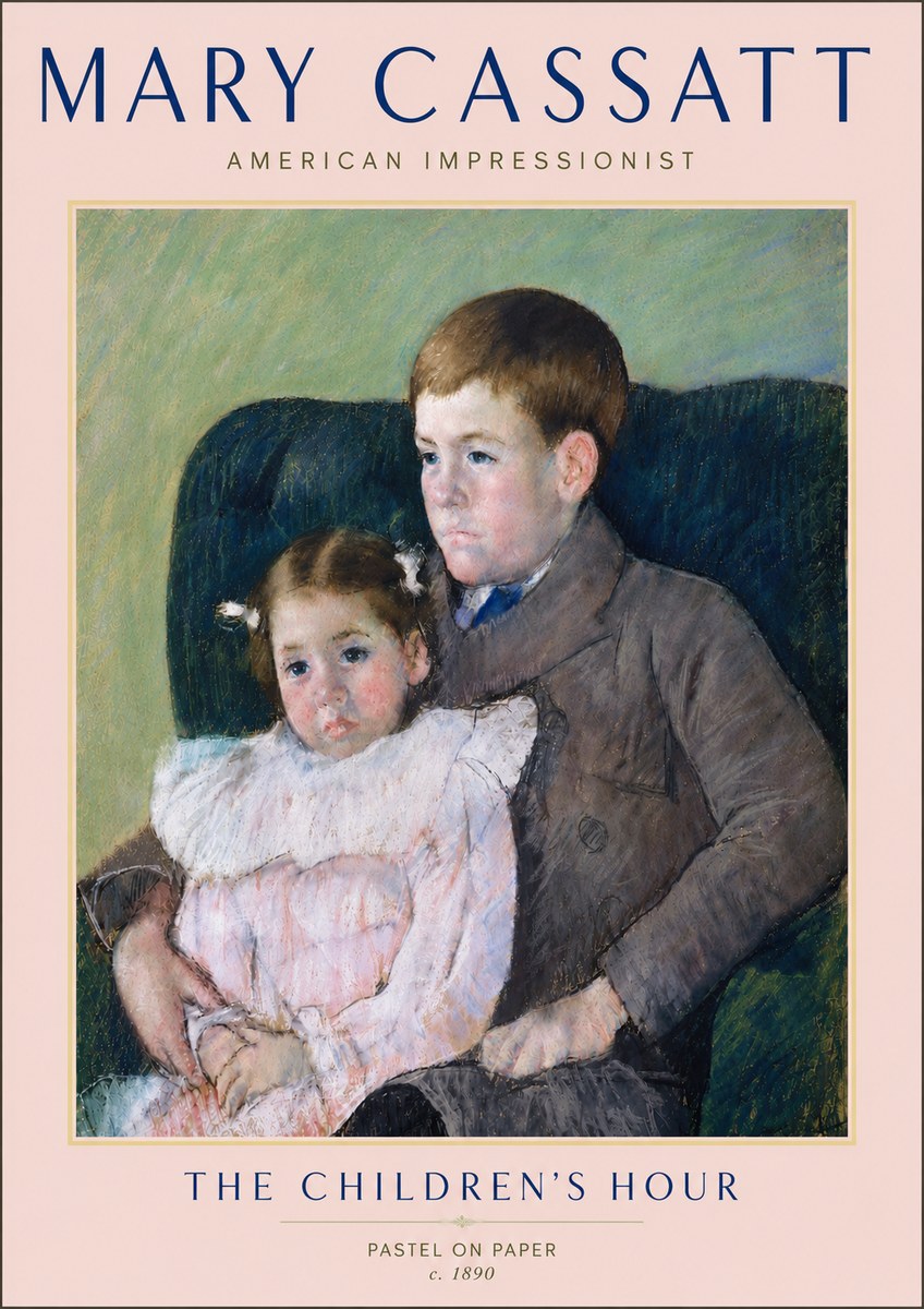 Mary Cassatt The Children's Hour No6 - Poster