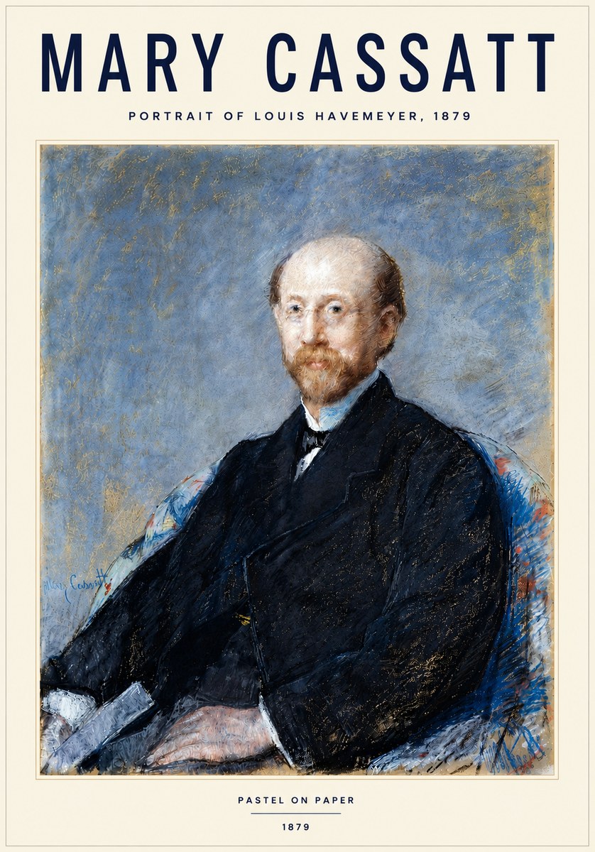 Mary Cassatt Portrait of Louis Havemeyer No5 - Poster