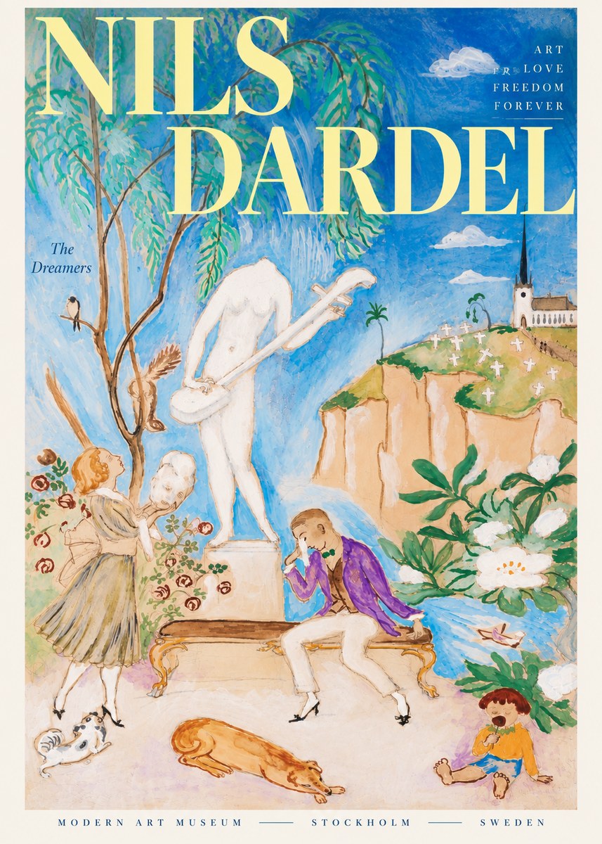 Nils Dardel The Song No4 - Poster