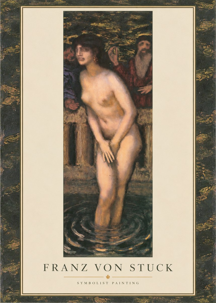 Franz von Stuck Susanna No1 - Poster