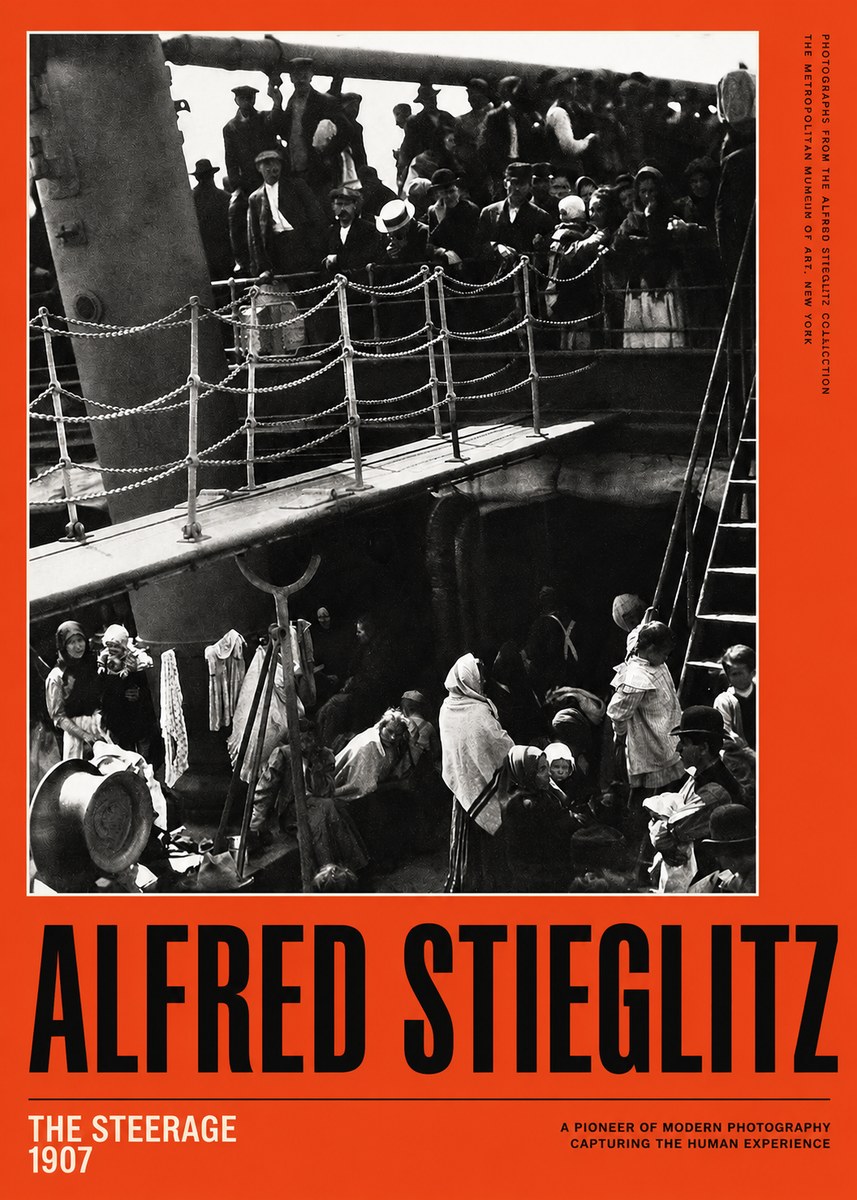 Alfred Stieglitz The Steerage – 1907 No6 - Poster