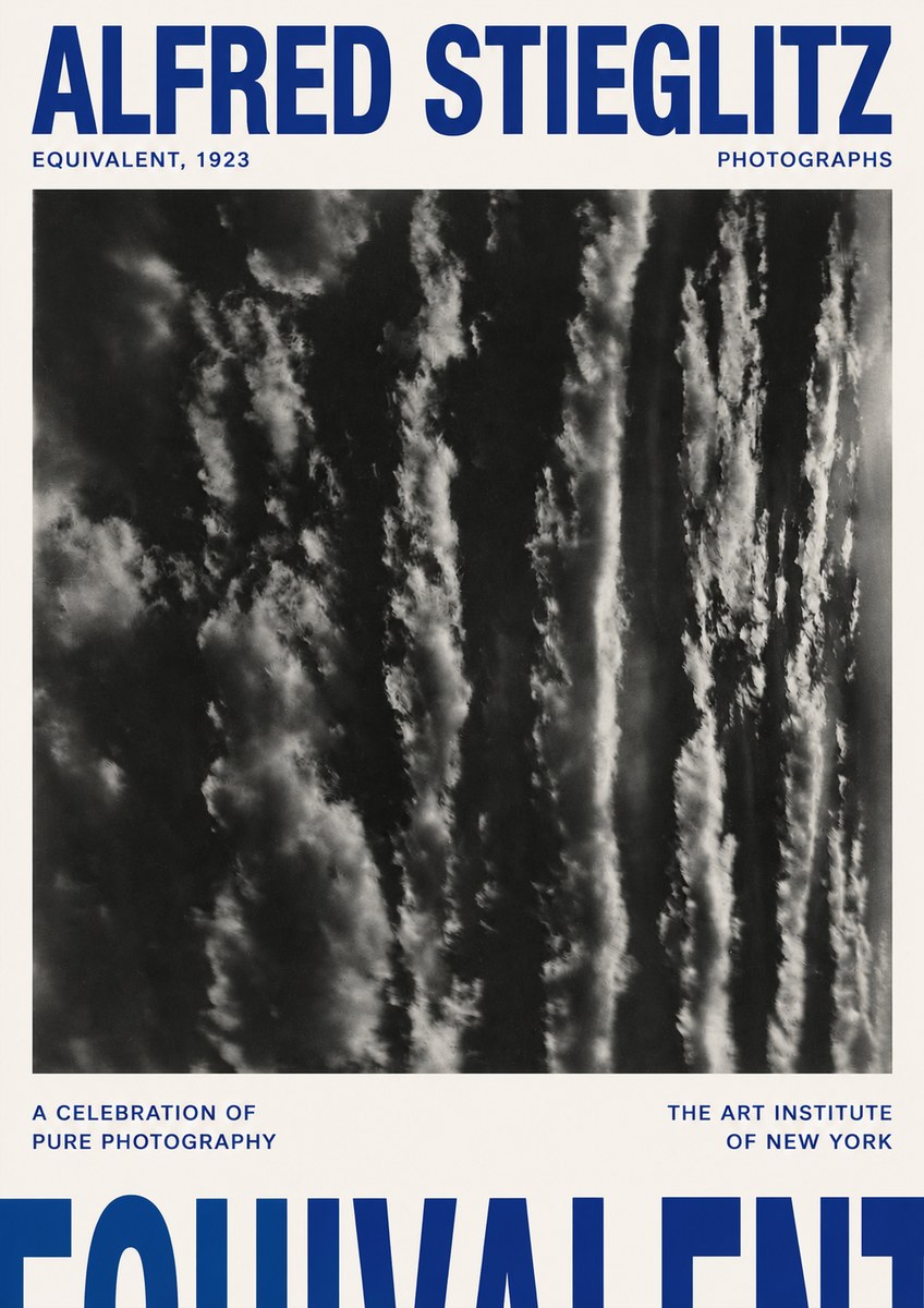 Alfred Stieglitz Equivalent I No4 - Poster