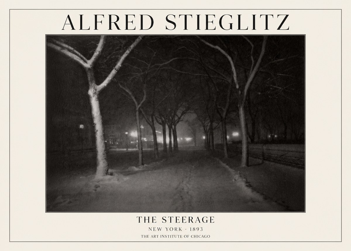 Alfred Stieglitz Winter—fifth Avenue, New York No4 - Poster