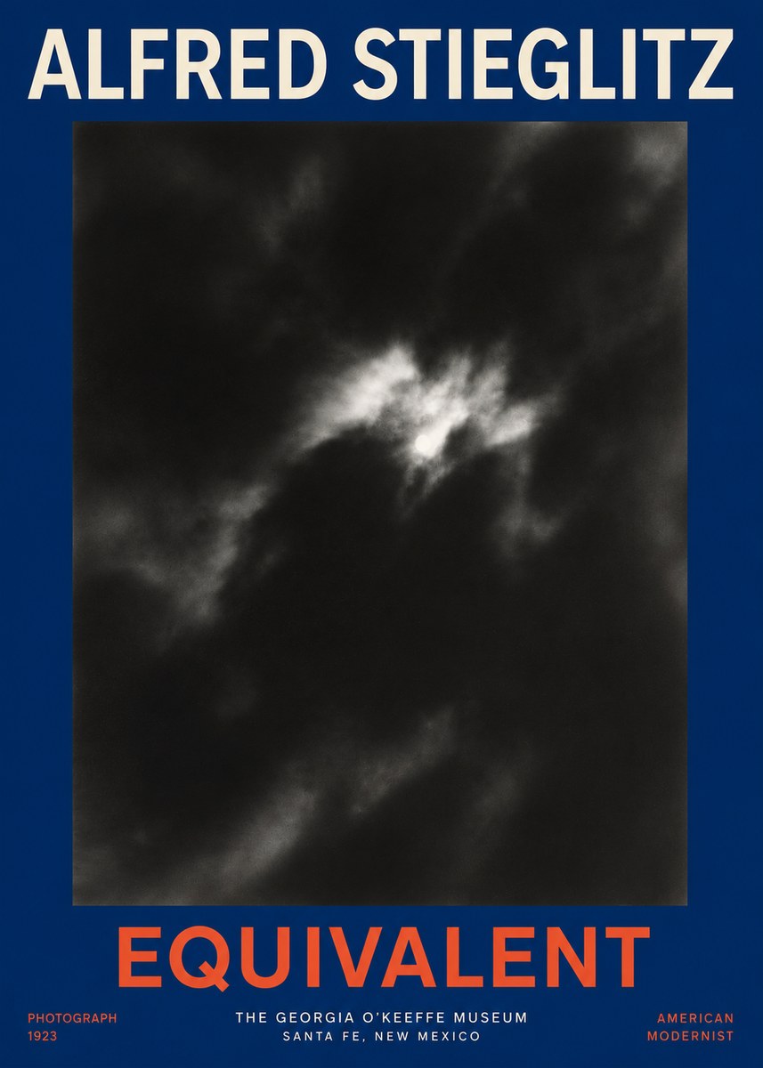 Alfred Stieglitz Equivalent IV No4 - Poster