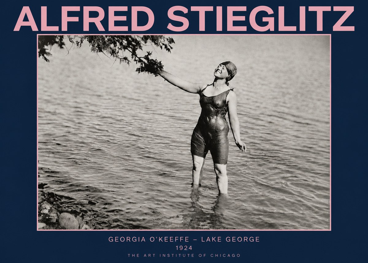 Alfred Stieglitz Lake George No3 - Poster