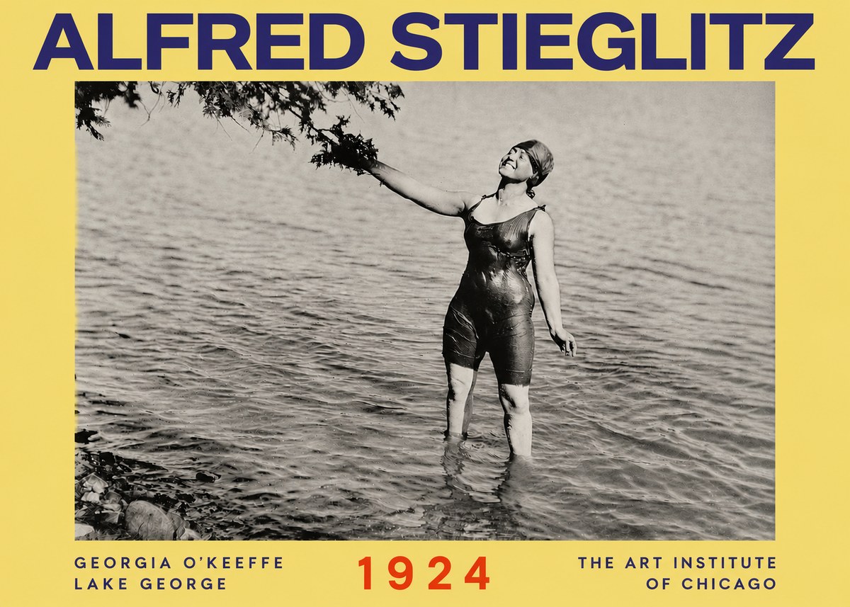 Alfred Stieglitz Lake George No4 - Poster