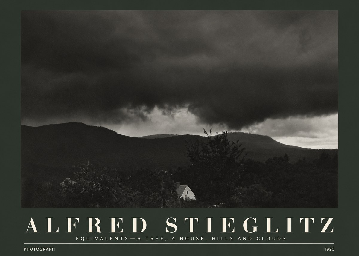 Alfred Stieglitz Equivalent VI No5 - Poster