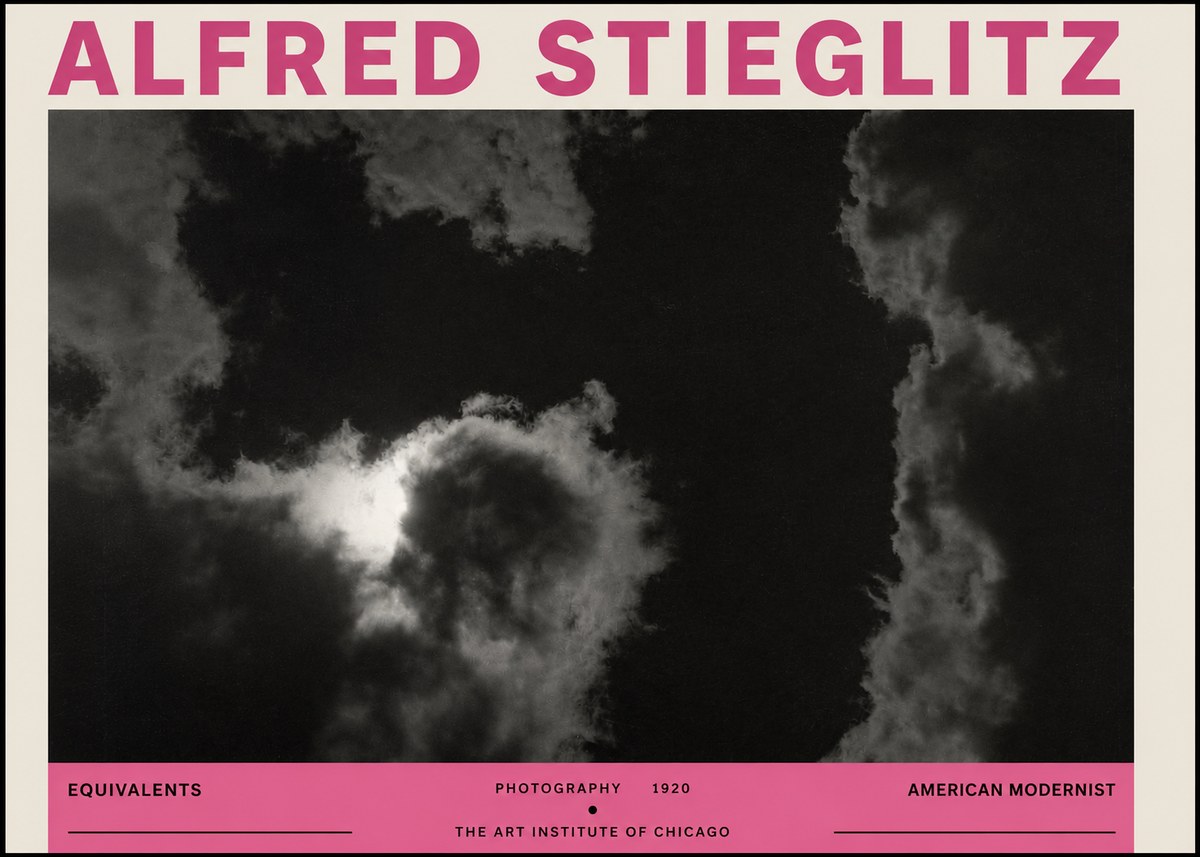 Alfred Stieglitz Equivalents V No3 - Poster