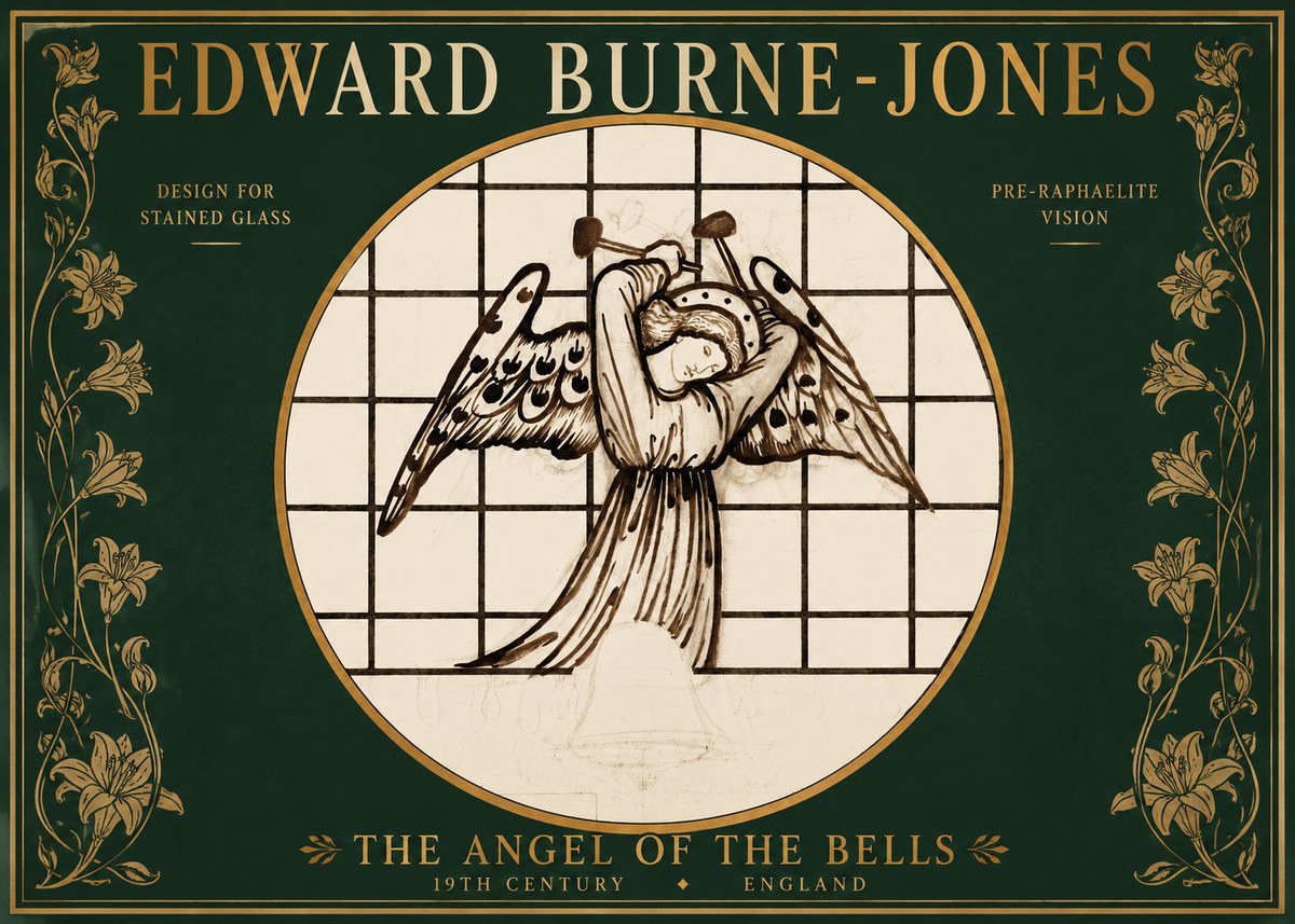 Edward Burne-Jones The Angel of the Bells No2 - Poster