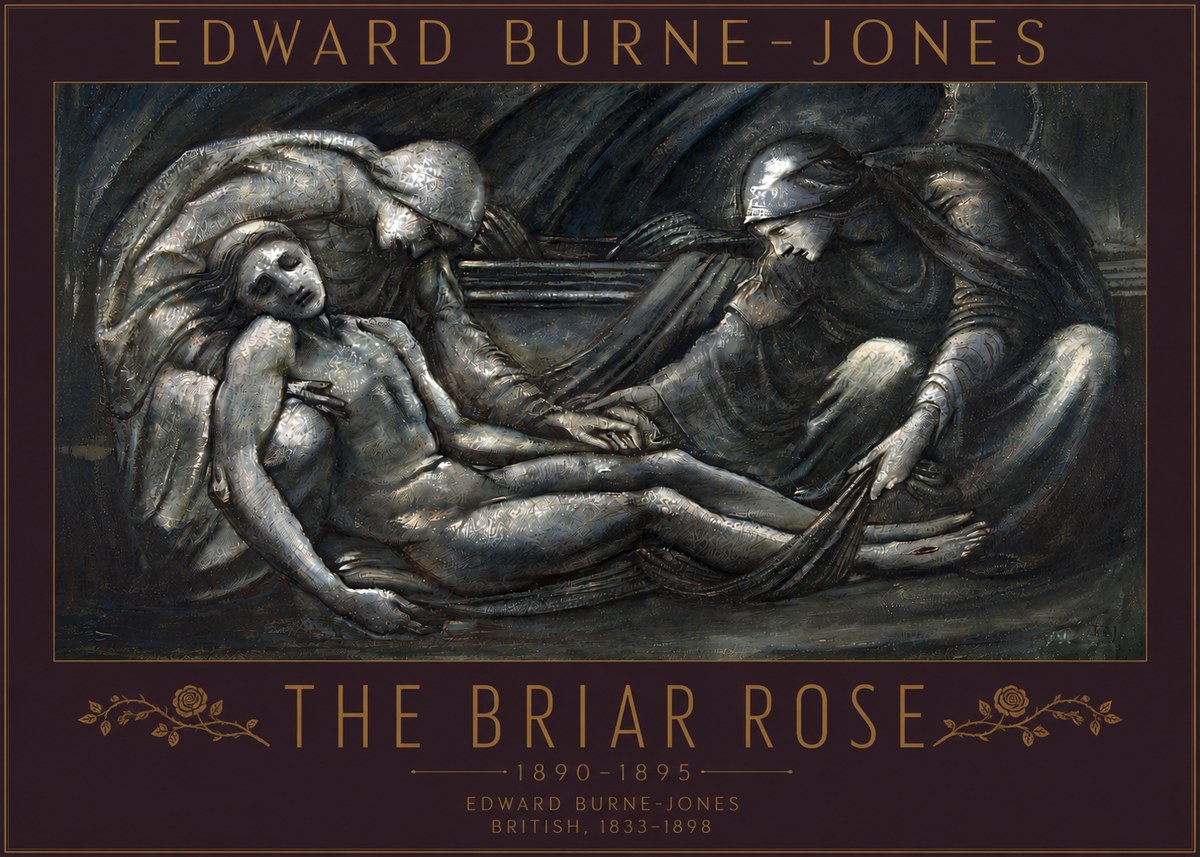 Edward Burne-Jones The Briar Rose No5 - Poster