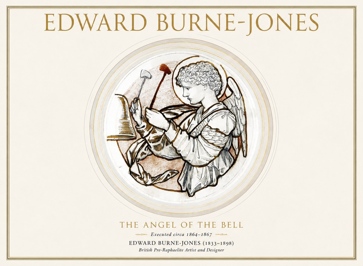 Edward Burne-Jones The Angel of the Bell No1 - Poster