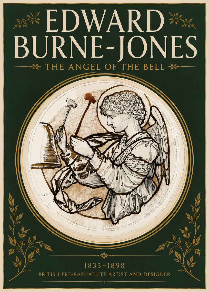 Edward Burne-Jones The Angel of the Bell No4 - Poster
