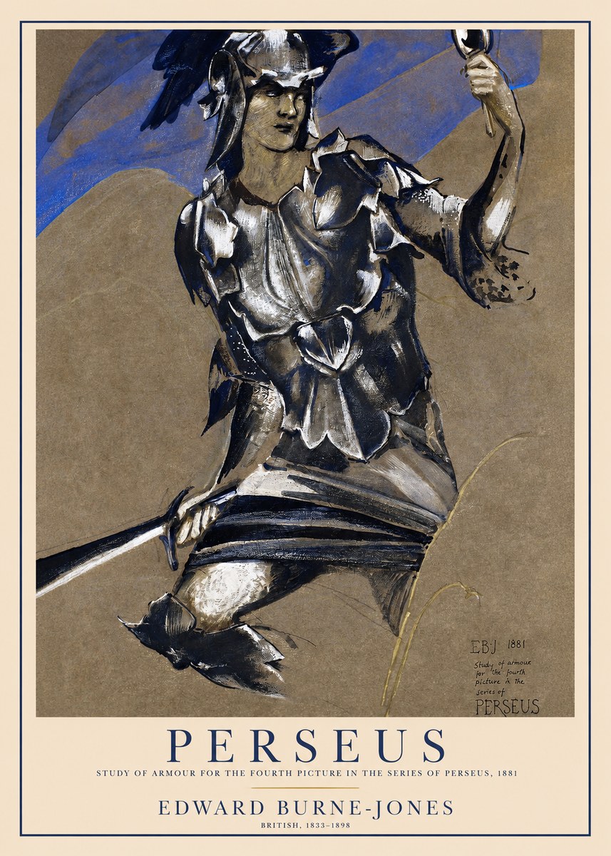Edward Burne-Jones Perseus No1 - Poster