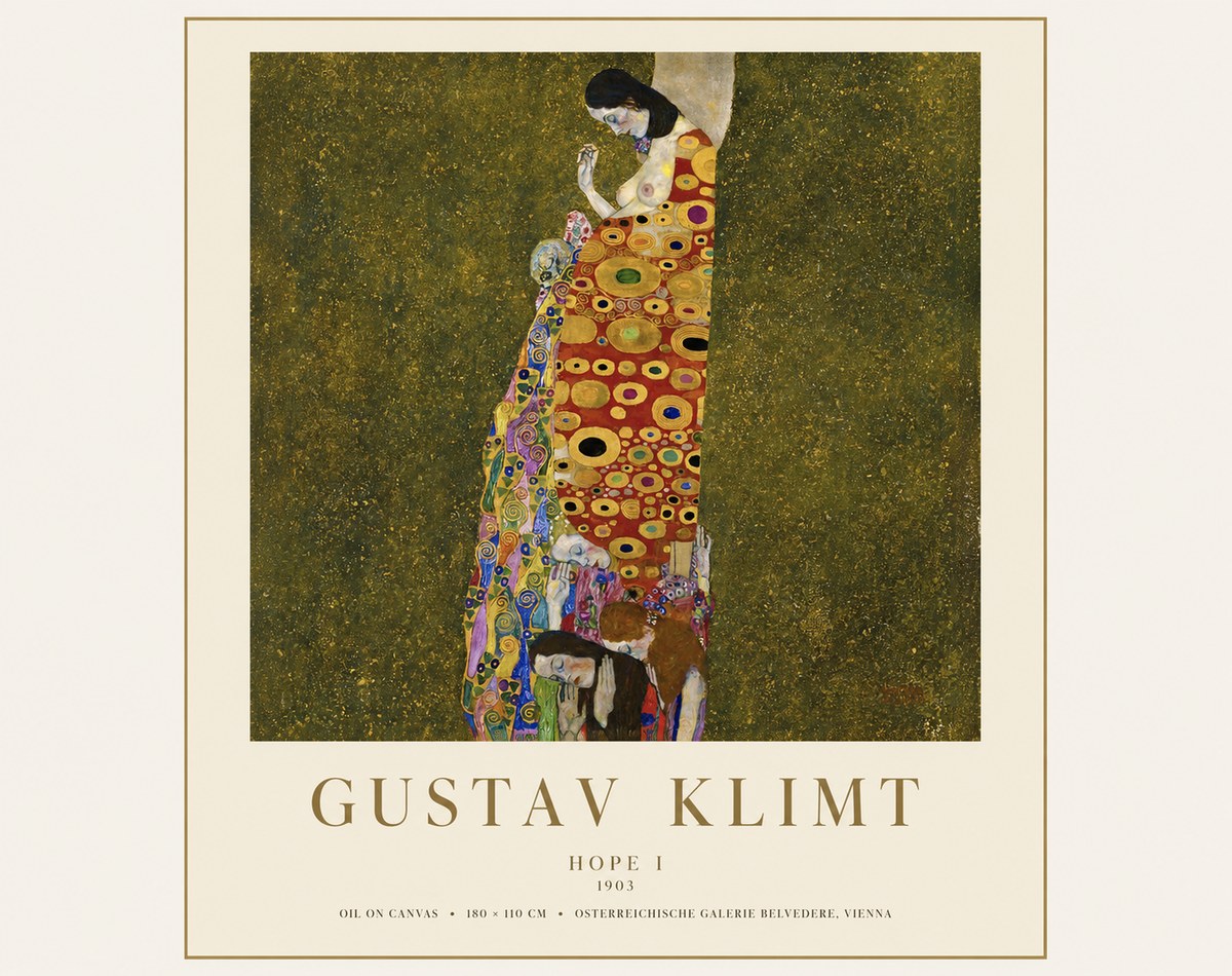 Klimt Hope I No1 - Poster