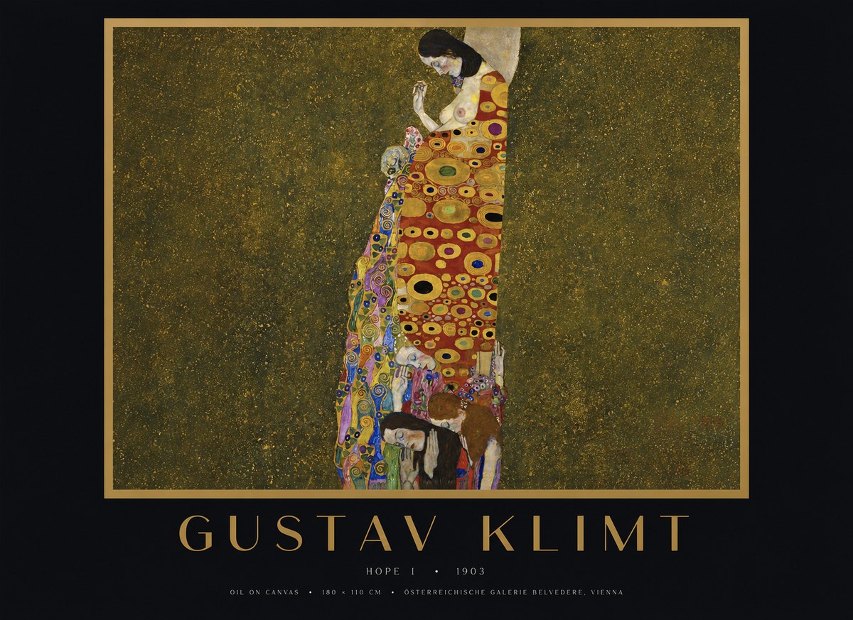 Klimt Hope I No2 - Poster