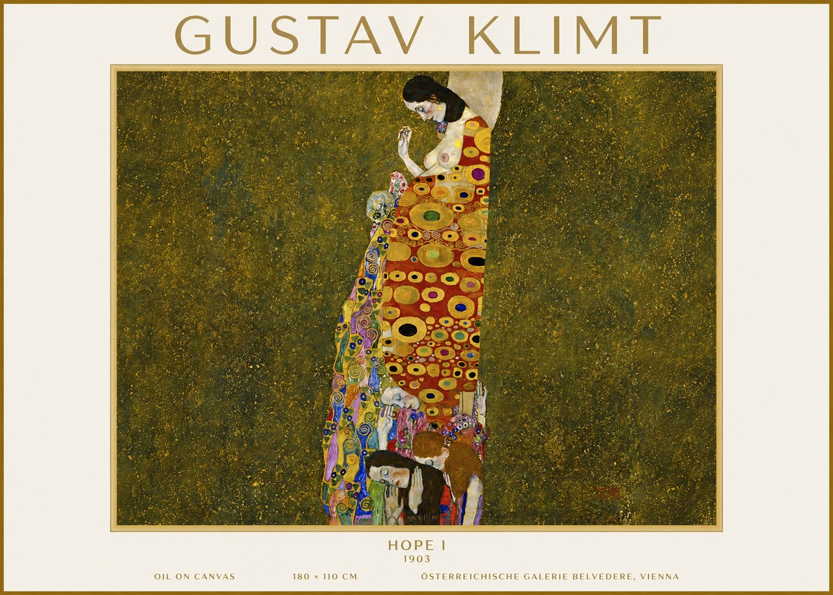 Klimt Hope I No4 - Poster
