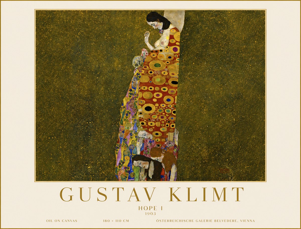 Klimt Hope I No6 - Poster