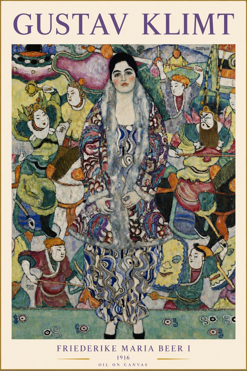 Klimt Friederike Maria Beer I No3 - Poster