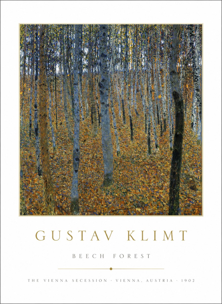Klimt Beech Forest No1 - Poster