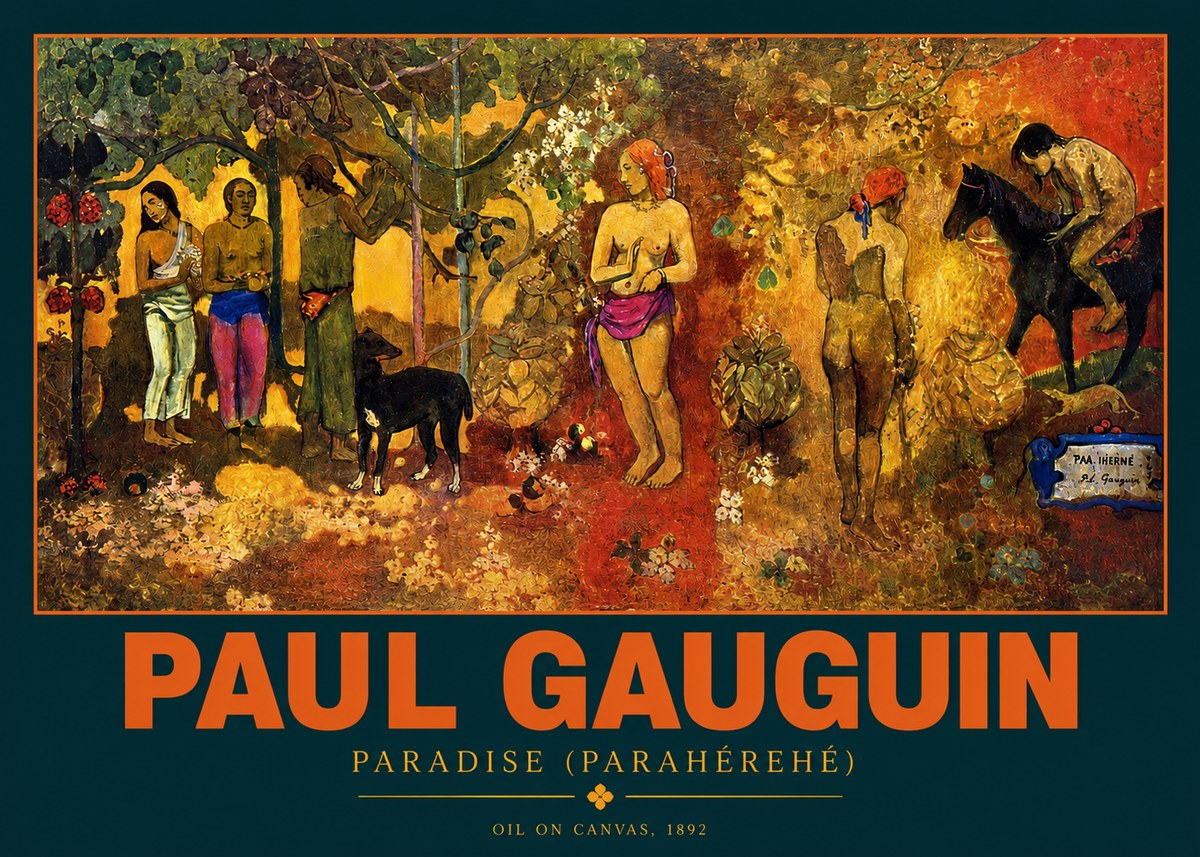 Paul Gauguin Paradise (Parahéréhé) No2 - Poster
