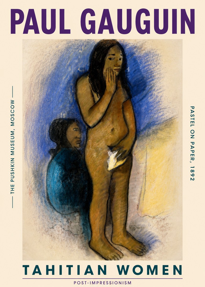 Paul Gauguin Tahitian Women No3 - Poster